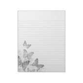 Bloc-note Papier-notes Papier-notes en niveaux de gris (Tourné)
