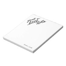 Papier papeterie à petite note personnalisé