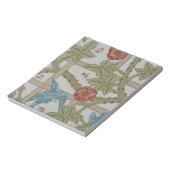 Bloc-note Papier peint à treillis de William Morris (Tourné)