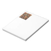Bloc-note Papier peint fleur de William Morris Cray (Tourné)