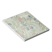 Bloc-note Papier peint floral de William Morris Larkspur (Incliné)