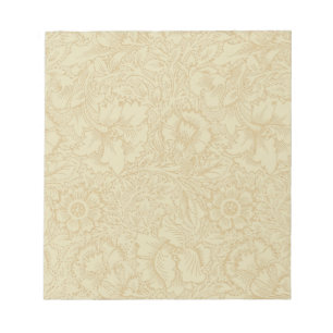 Bloc-note Papier peint floral Poppy de William Morris