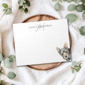 Bloc-note Papier personnalisé grand monogramme pour animaux