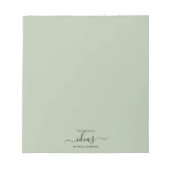 Bloc-note Papier pour idées vertes Modéliser (Devant)