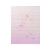Bloc-note Papiers Notepad Lins Roses et Violets (Tourné)
