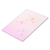 Bloc-note Papiers Notepad Lins Roses et Violets (Incliné)