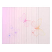 Bloc-note Papiers Notepad Lins Roses et Violets (Devant)