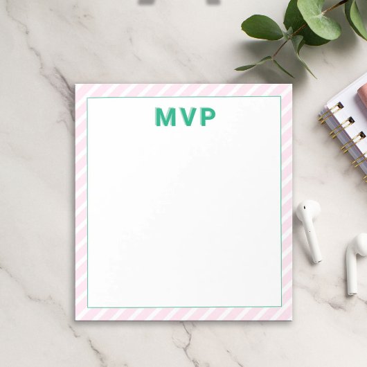 Bloc-note Papiers Notepads modernes personnalisés à rayures 