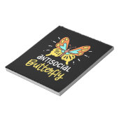 Bloc-note Papillon antisocial (Tourné)