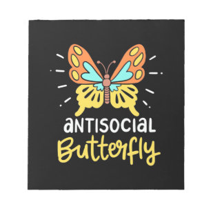 Bloc-note Papillon antisocial