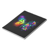 Bloc-note Papillon arc-en-ciel (Tourné)