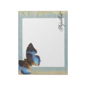 Bloc-note Papillon bleu (Tourné)