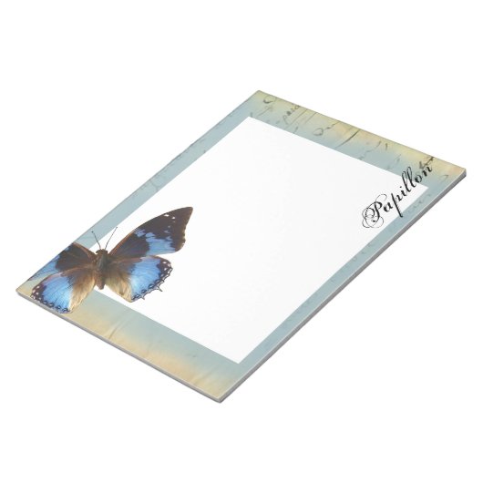 Bloc-note Papillon bleu (Incliné)