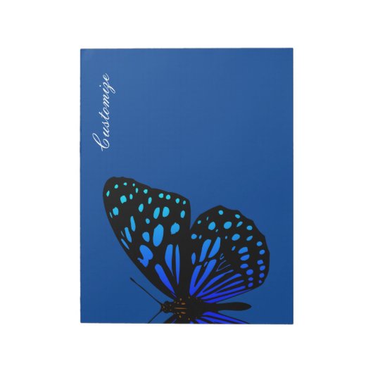Bloc-note Papillon bleu Thunder_Cove (Tourné)
