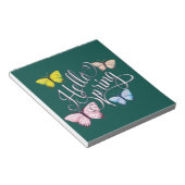 Bloc-note Papillon Bonjour printemps (Incliné)