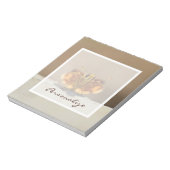 Bloc-note Papillon Brown mignon avec le nom (Tourné)