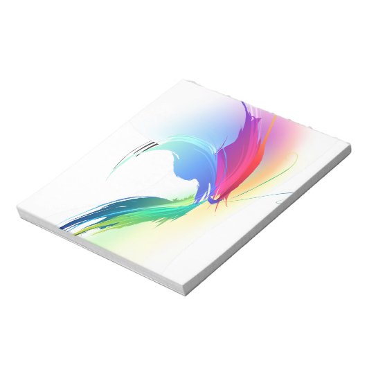 Bloc-note Papillon de peinture Abstrait (Tourné)