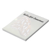 Bloc-note Papillon du golfe tacheté d'orange et de blanc por (Tourné)