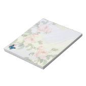 Bloc-note Papillon Élégant Esthétique Florale (Tourné)