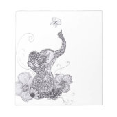 Bloc-note Papillon éléphant (Devant)