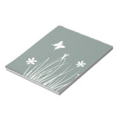 Bloc-note Papillon et prairie fleurie (Tourné)