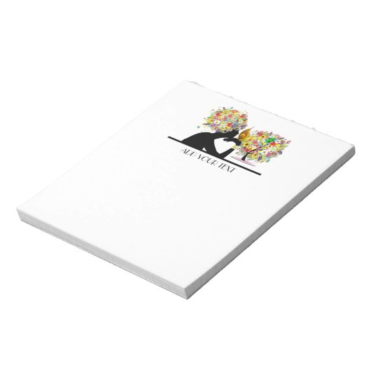 Bloc-note Papillon floral (Tourné)