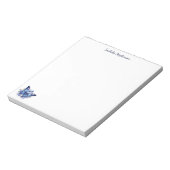 Bloc-note Papillon Floral Aquarelle Élégant (Tourné)