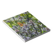 Bloc-note Papillon fritillaire sur chardon bleu (Incliné)
