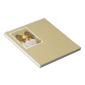 Bloc-note Papillon (Hound Tri) Peinture - Art Chien original (Incliné)