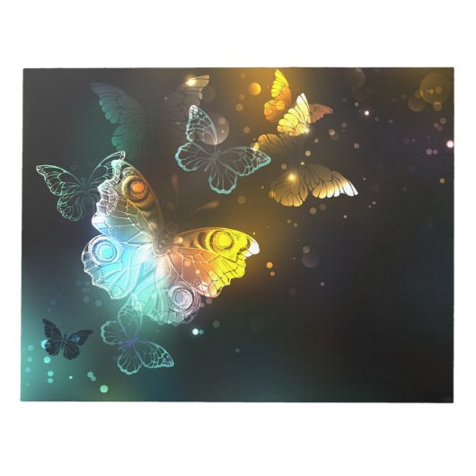 Bloc-note Papillon lumineux et papillons de nuit (Devant)