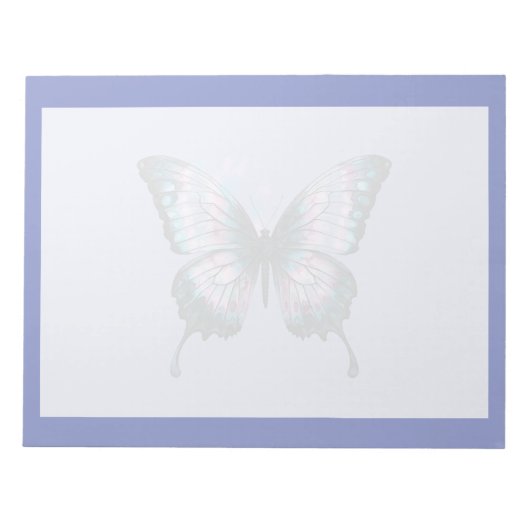 Bloc-note Papillon Monarch Minimaliste Élégant (Devant)