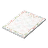Bloc-note Papillon pastel personnalisé (Tourné)