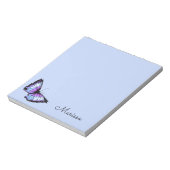 Bloc-note "Papillon pourpre" (Tourné)