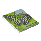Bloc-note Papillon sur fond vert (Incliné)