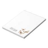 Bloc-note Papillons à crème Brown Tan (Tourné)
