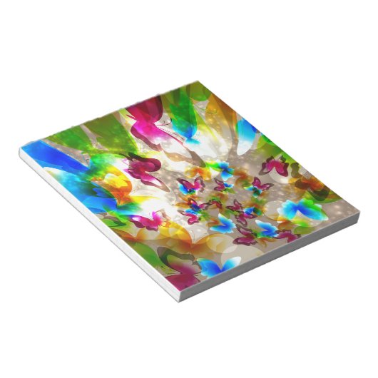 Bloc-note Papillons Abstraits (Incliné)