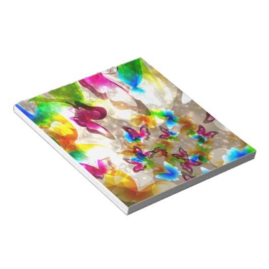 Bloc-note Papillons Abstraits (Incliné)
