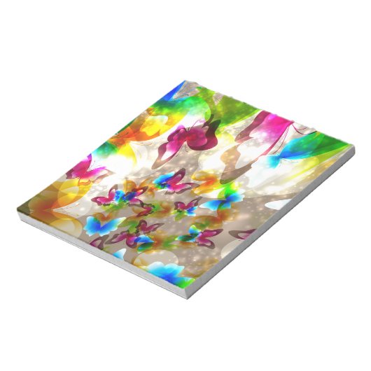 Bloc-note Papillons Abstraits (Tourné)