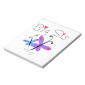 Bloc-note Papillons Big Sis Cadeaux (Tourné)
