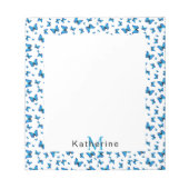 Bloc-note Papillons bleus (Devant)