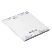 Bloc-note Papillons de lavande pourpre (Incliné)