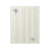 Bloc-note Papillons Extra Wide Rule Kids Music Manuscript (Tourné)