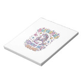 Bloc-note Papillons Licorne Connaissent Mon Nom Charmant Art (Tourné)