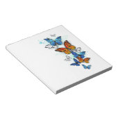 Bloc-note Papillons volants Morpho et Monarch (Incliné)