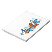 Bloc-note Papillons volants Morpho et Monarch (Tourné)