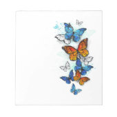 Bloc-note Papillons volants Morpho et Monarch (Devant)