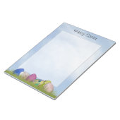 Bloc-note Pâques joyeuses - Photographie florale OEufs de Pâ (Incliné)