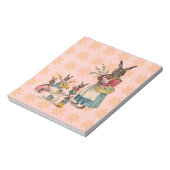 Bloc-note Pâques Lapin Poule Lapin Œufs (Tourné)