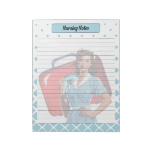 Bloc-note Par l'entremise de l'école de soins infirmiers_ No