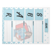 Bloc-note Par l'intermédiaire de l'école de soins infirmiers (Devant)